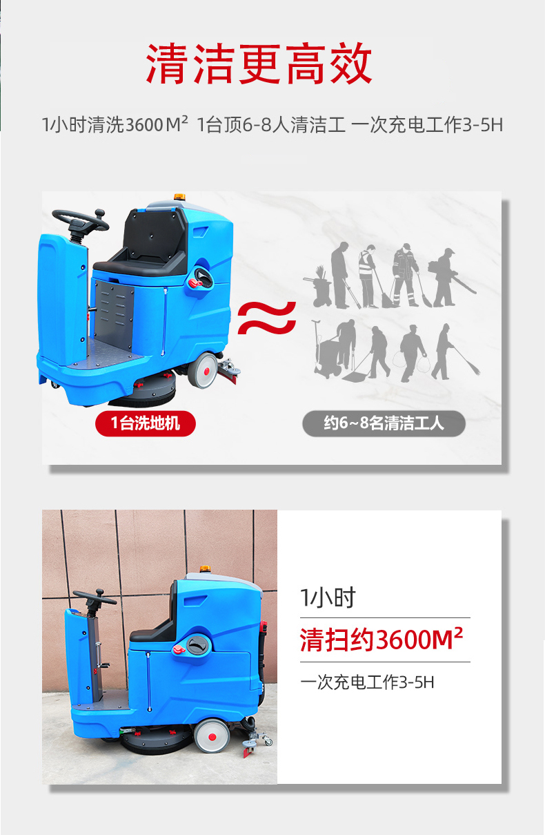齐齐哈尔驾驶式洗地机更适合用在高铁站